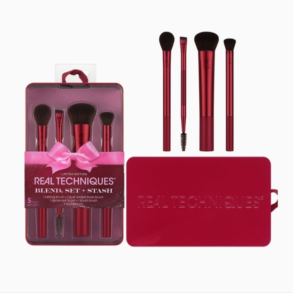 *NEW* Real Techniques Limited Edition Blend, Set, + Stash Makeup Brushes - Picture 3 of 6